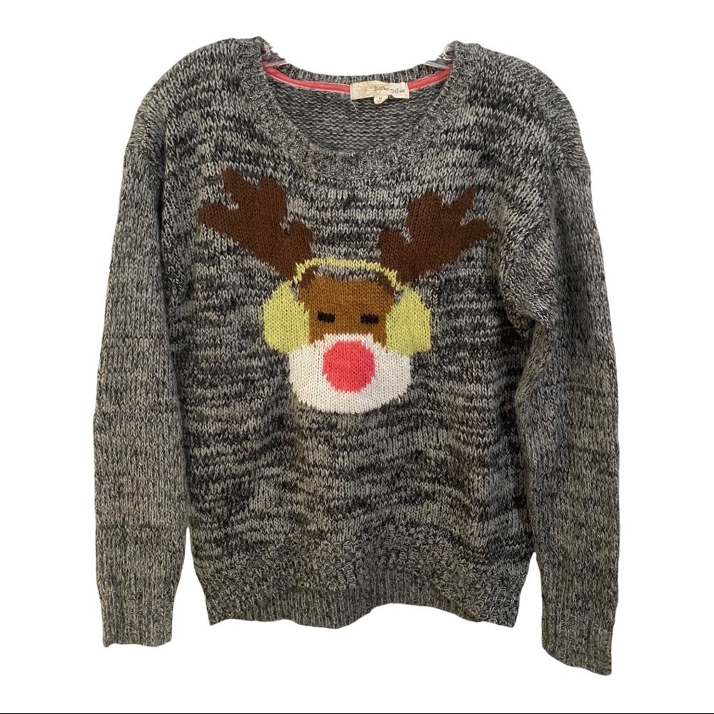 Christmas Deer Sweater Rewind Size Med